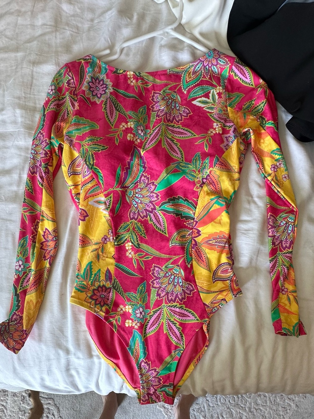 Johnny Was - Hot Pink Bodysuit with Gold